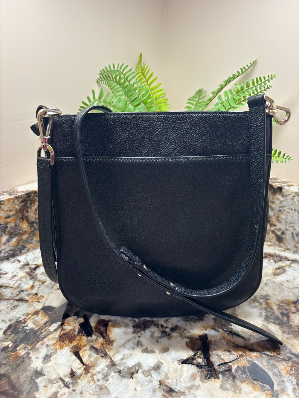 kate spade Black Pebbled Leather Crossbody Bag - Picture 4 of 17